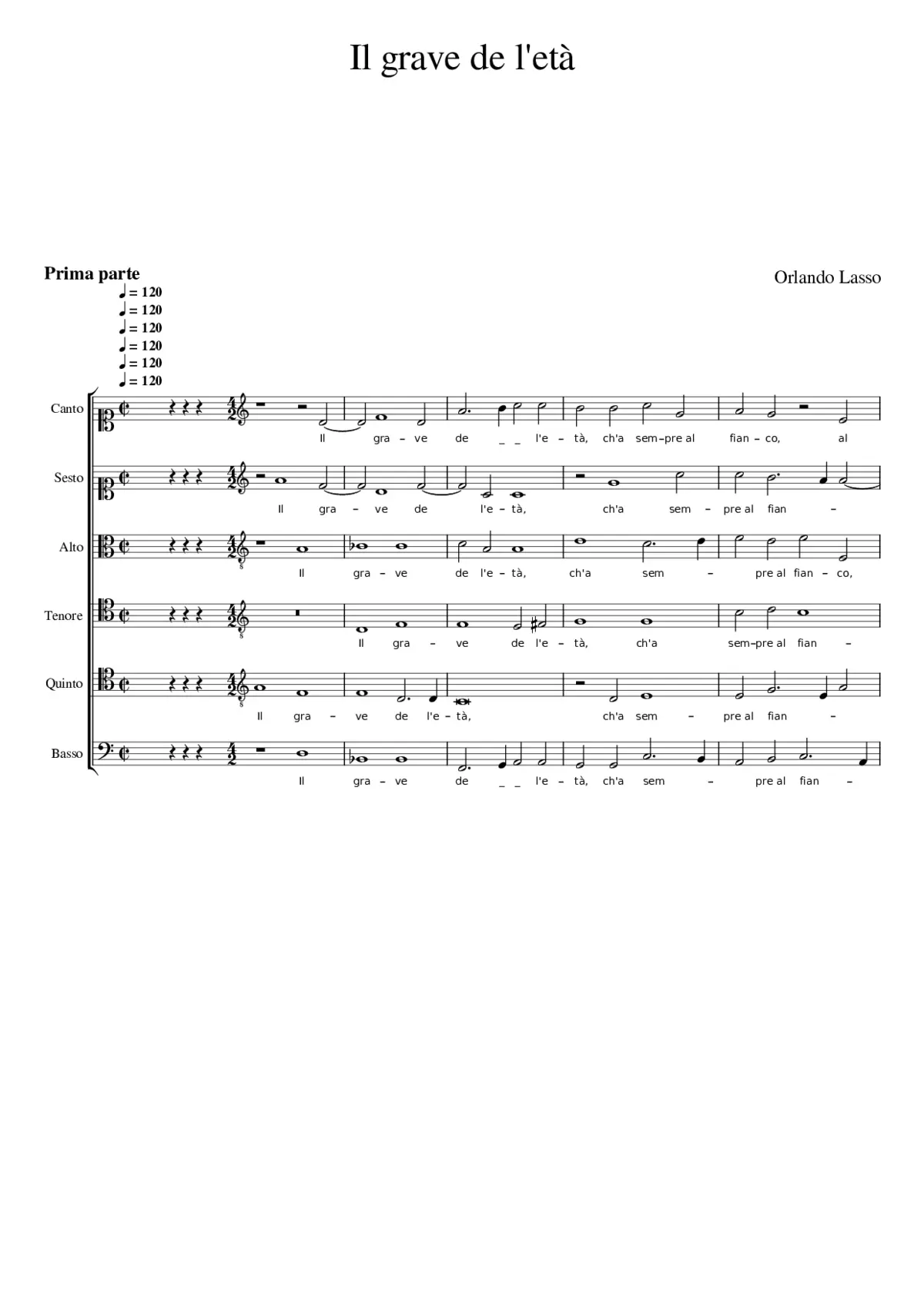 Il grave de l'età - Page 1