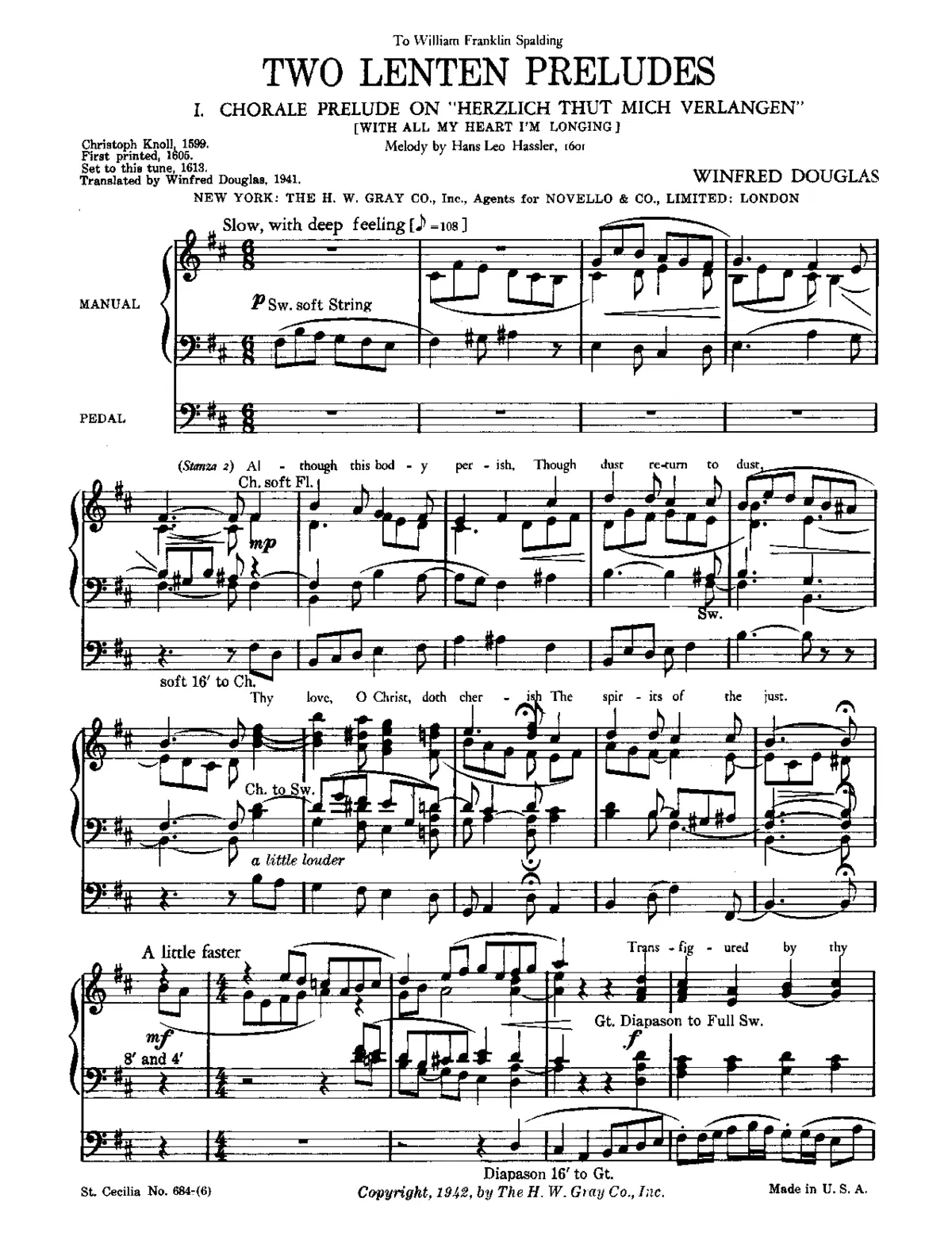 2 Lenten Preludes - Page 1