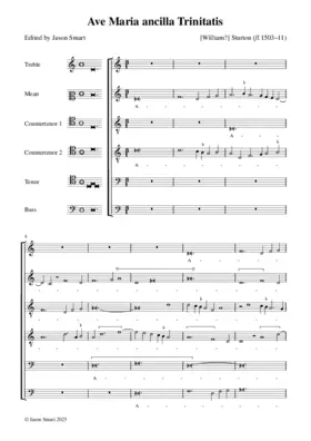 Ave Maria ancilla Trinitatis