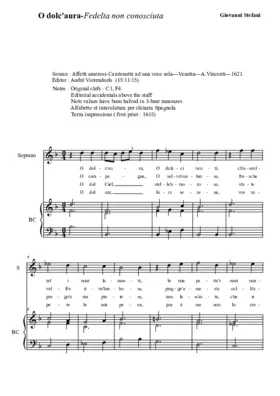 O dolc'aura - Fedelta non conosciuta
