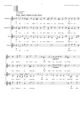 Alas alas! where is my love