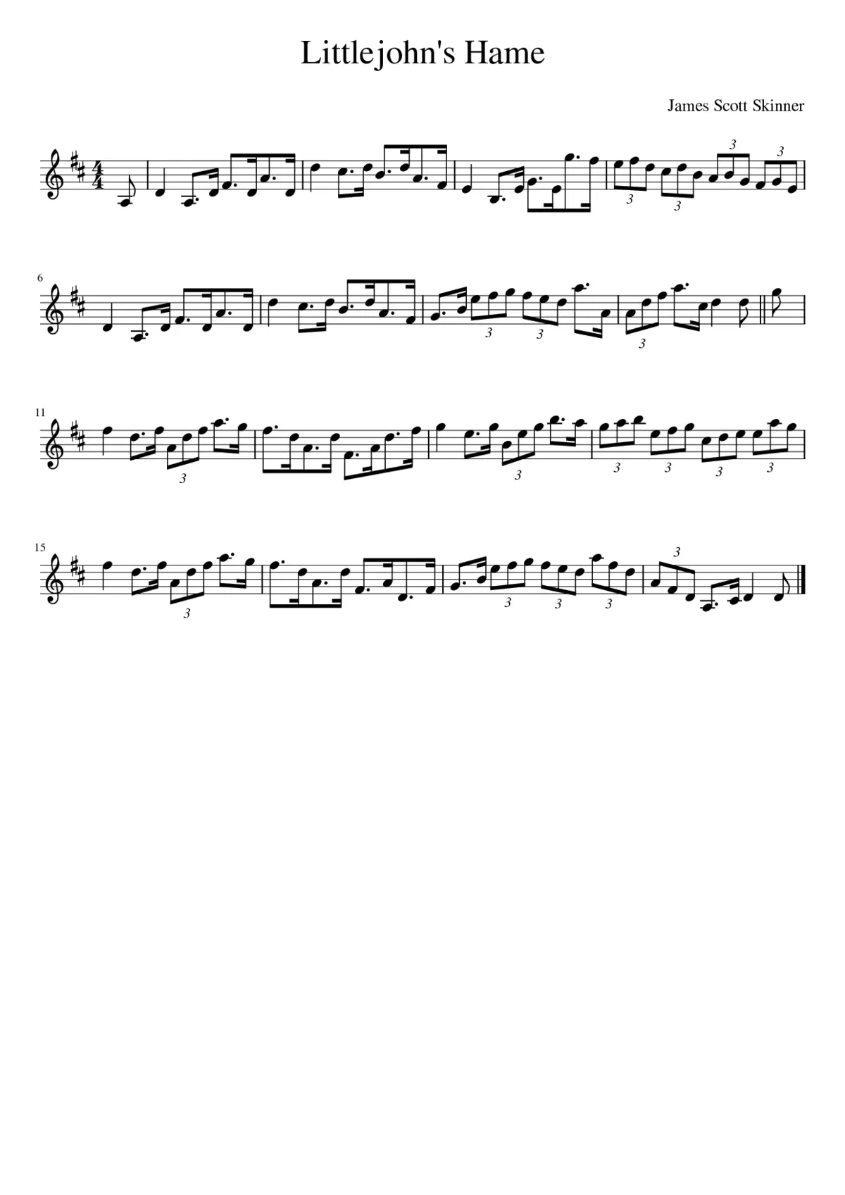 Littlejohn's Hame - Page 1