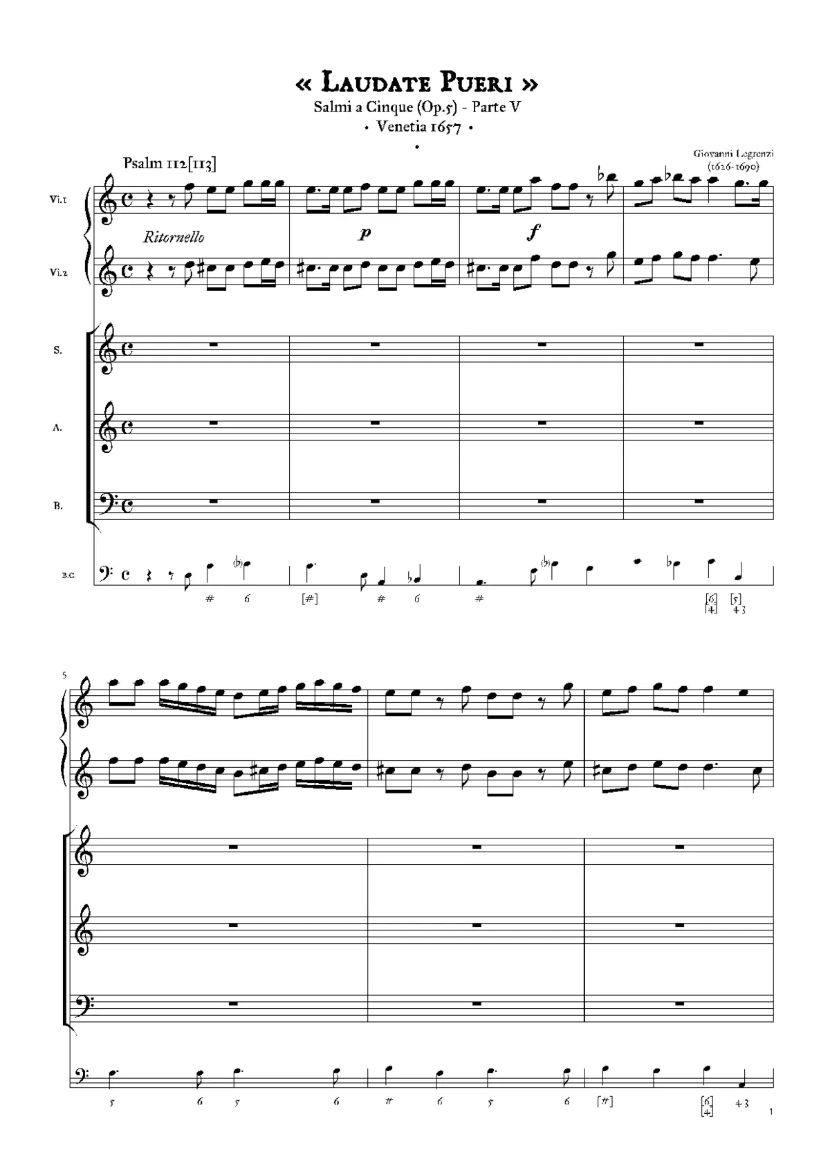Laudate pueri - Page 1
