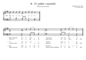 B - 25. neděle v mezidobí