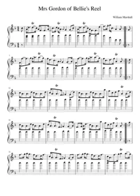 Mrs Gordon of Bellie's Reel