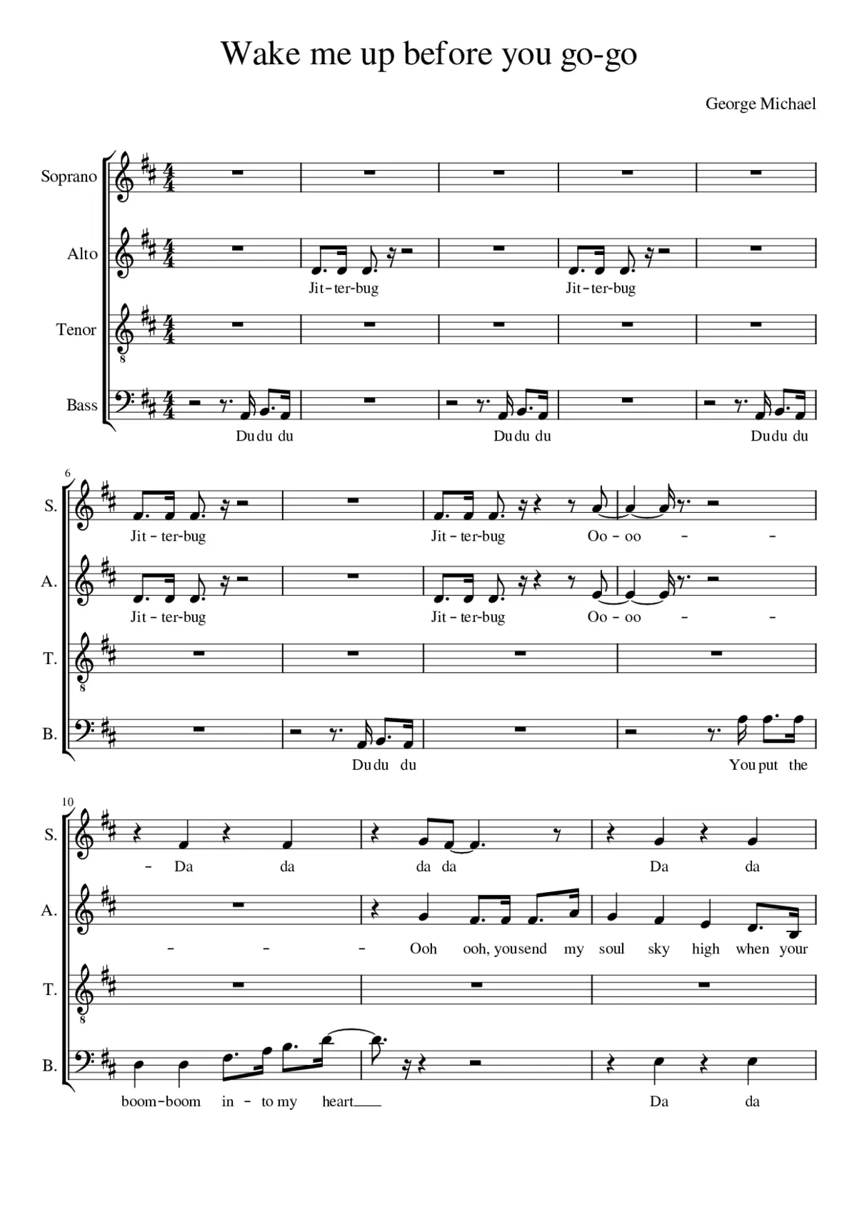 wake me up before you go-go - Page 1