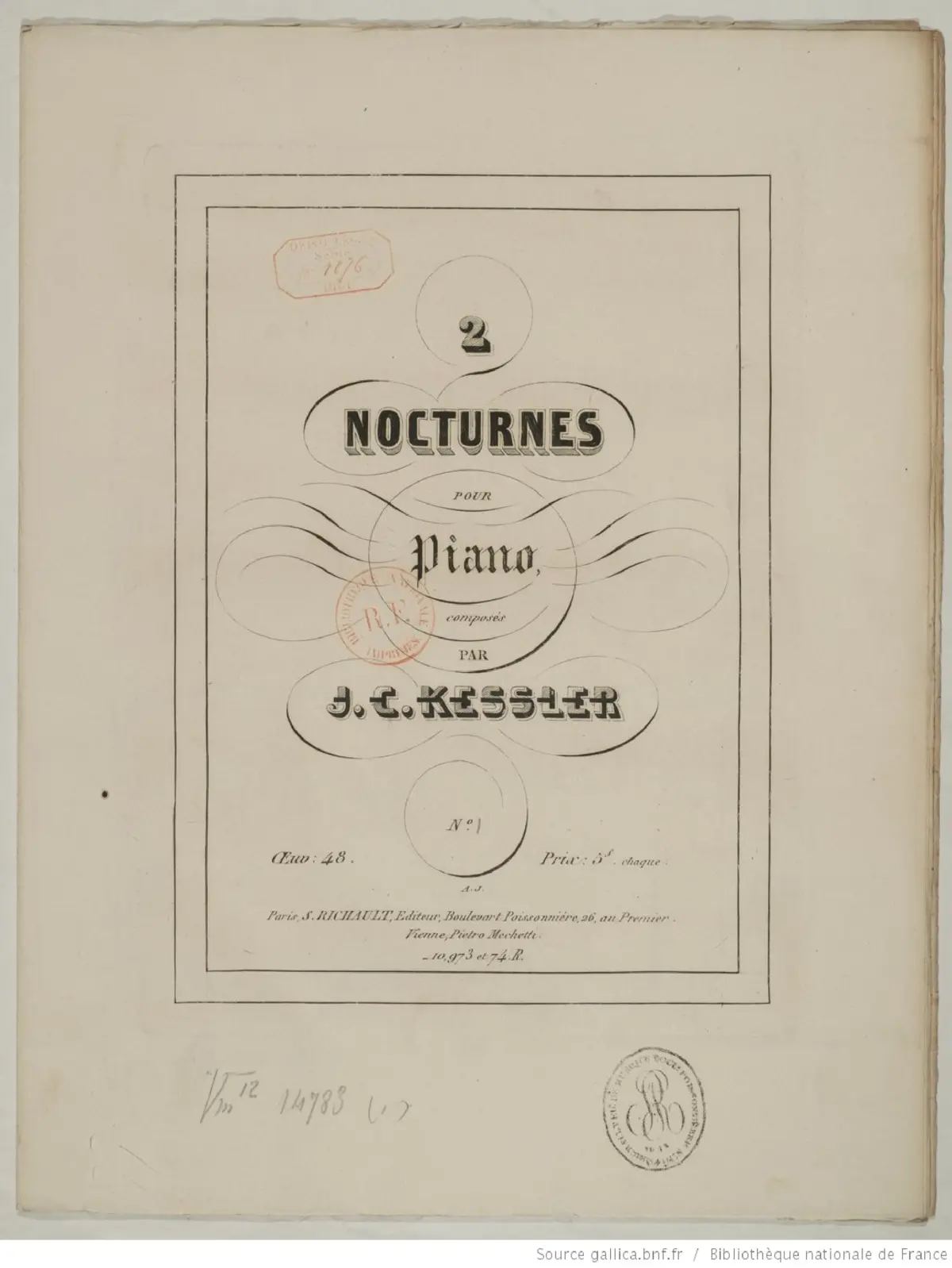 2 Nocturnes pour piano - Page 1