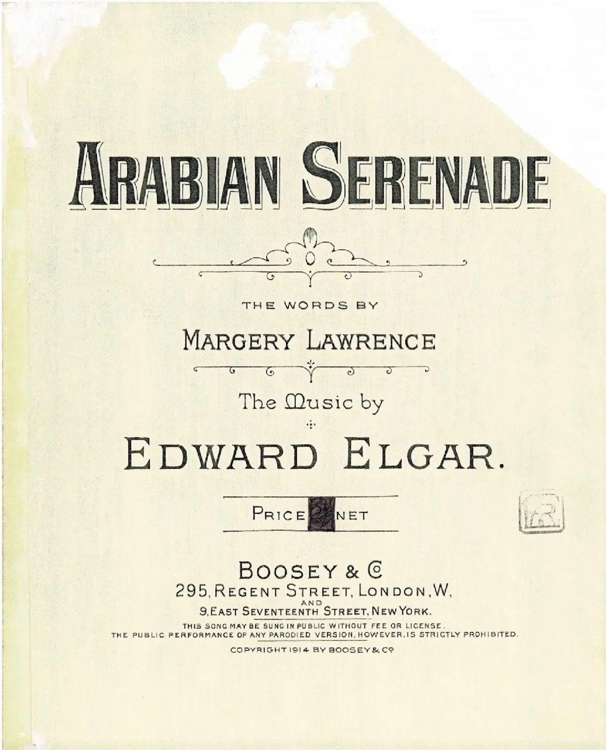 Arabian Serenade - Page 1