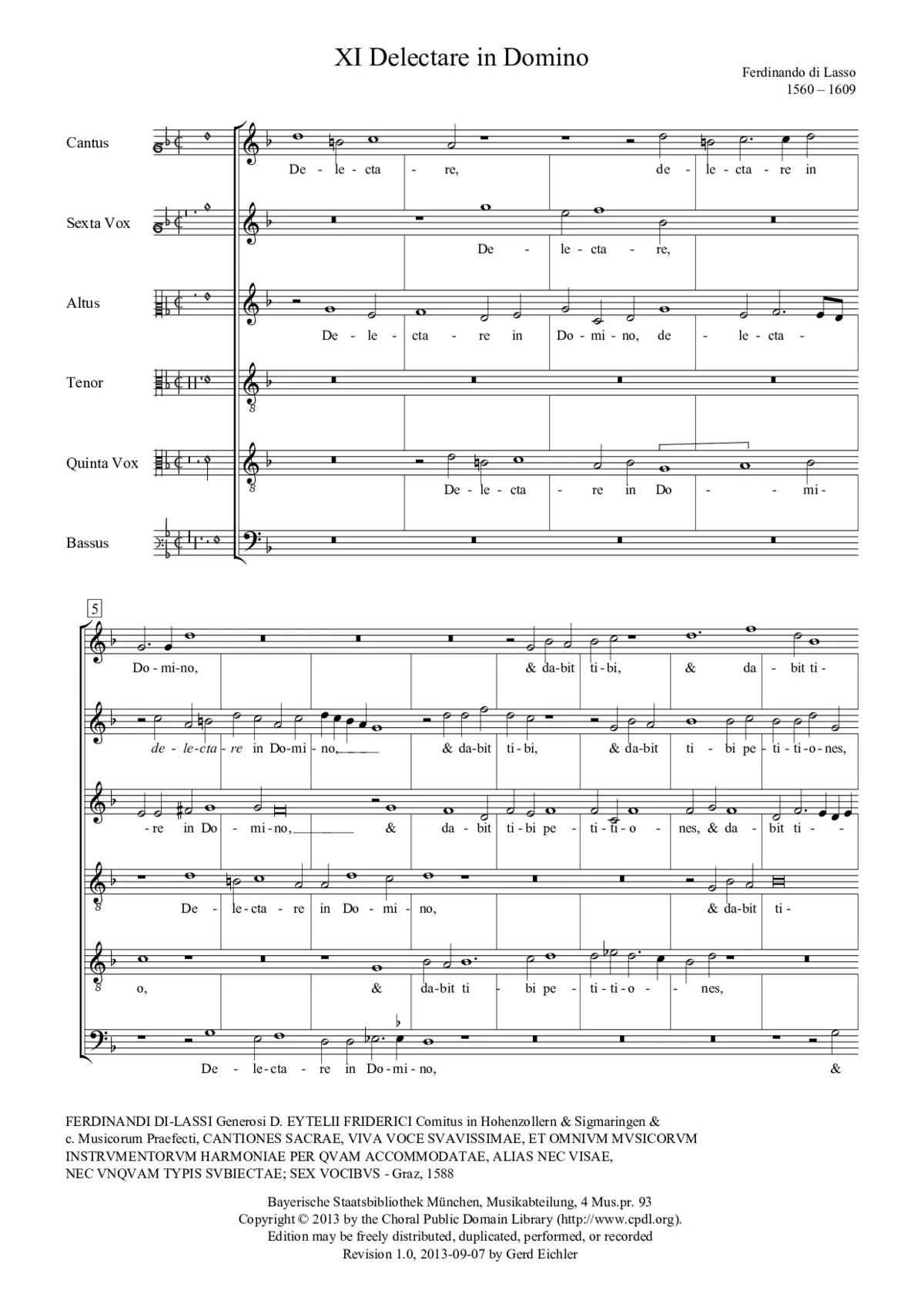 Delectare in Domino - Page 1