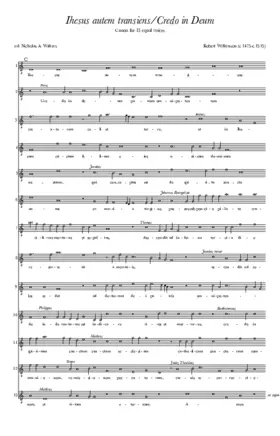 Jesus autem transiens - Credo in Deum