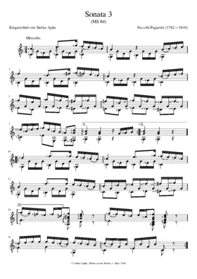 Guitar Sonata in C major