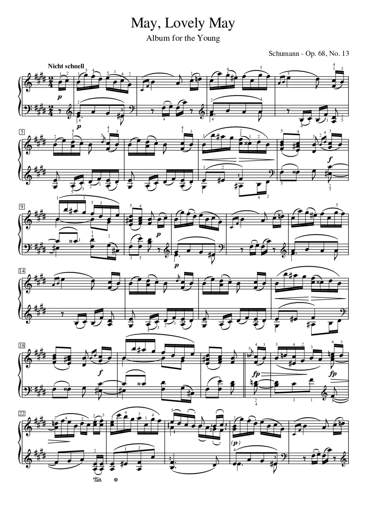 Album für die Jugend Op.68 - Page 1