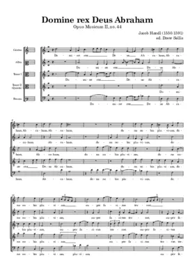Domine rex Deus Abraham