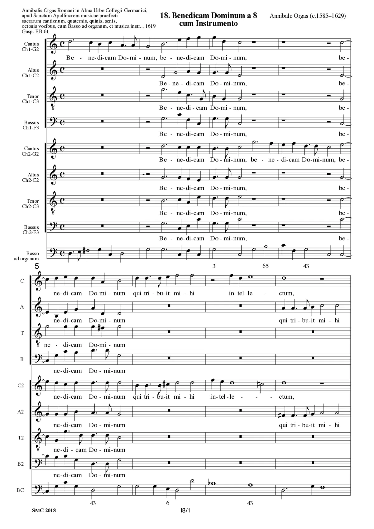 Benedicam Dominum - Page 1