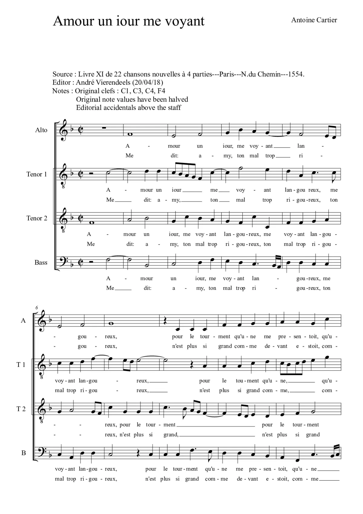 Amour un iour - Page 1