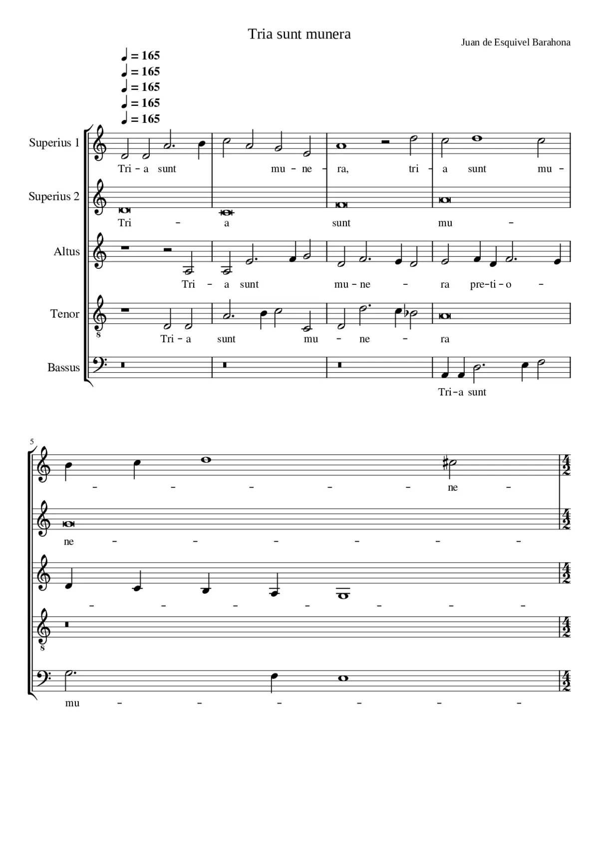 Tria sunt munera - Page 1