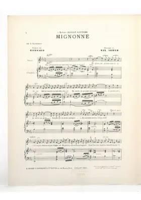 12 mélodies, 1ère série