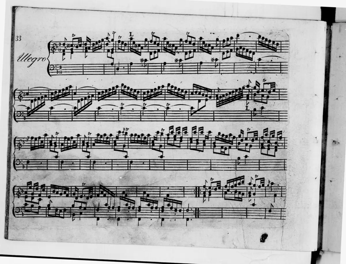 Keyboard Sonata in D minor - Page 1