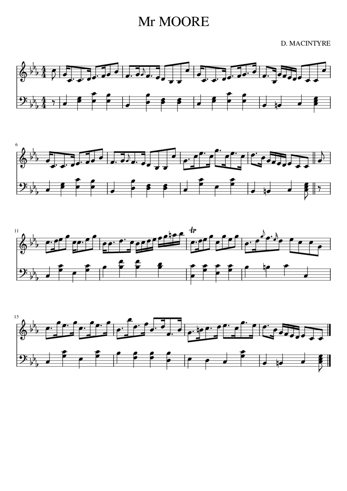 Mr MOORE - Page 1