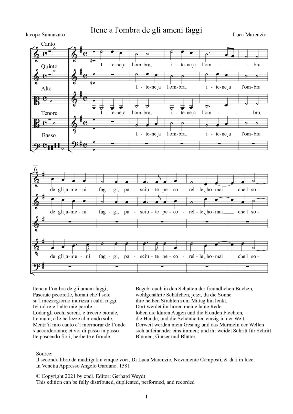Itene a l'ombra - Page 1