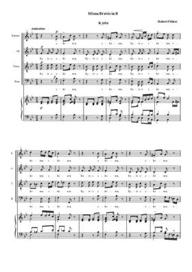 Missa brevis No. 2 in Bb