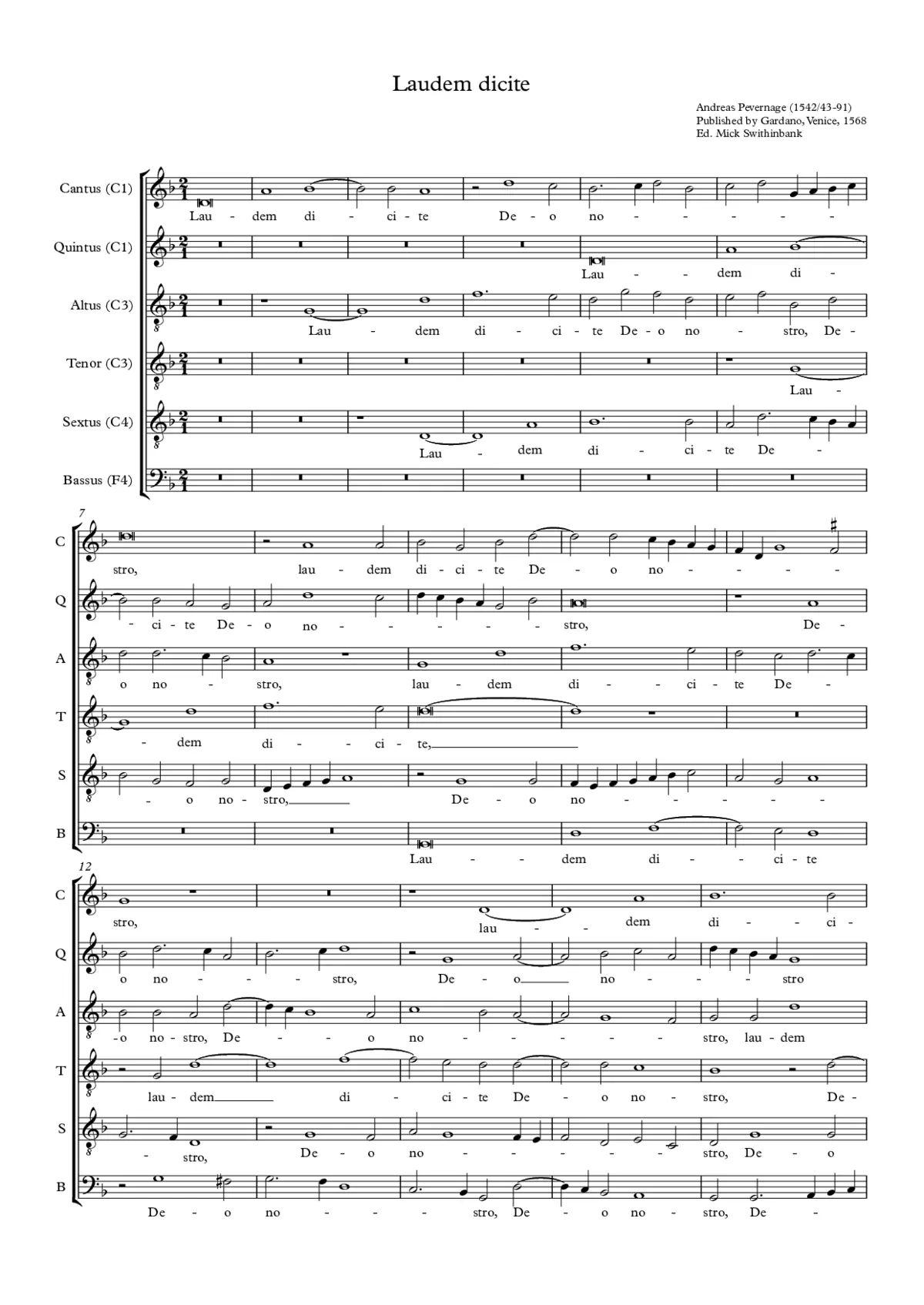 Laudem dicite - Page 1