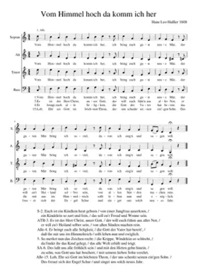 Vom Himmel hoch da komm ich her BWV 769
