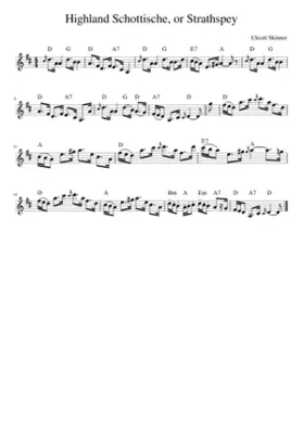 Highland Schottische or Strathspey