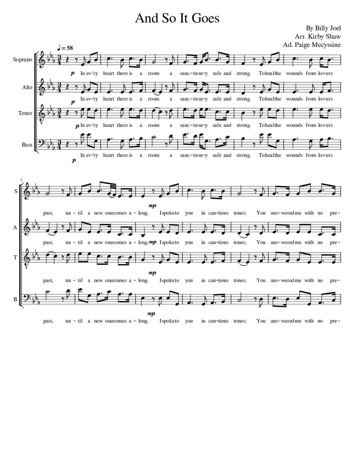 and so it goes - Page 1