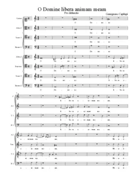 O Domine libera animam meam
