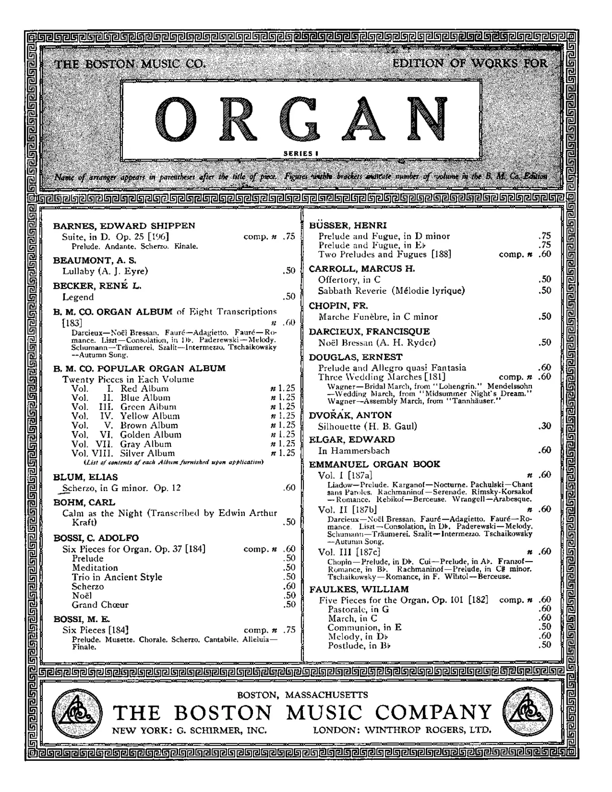 2 Pieces for Organ - Page 1