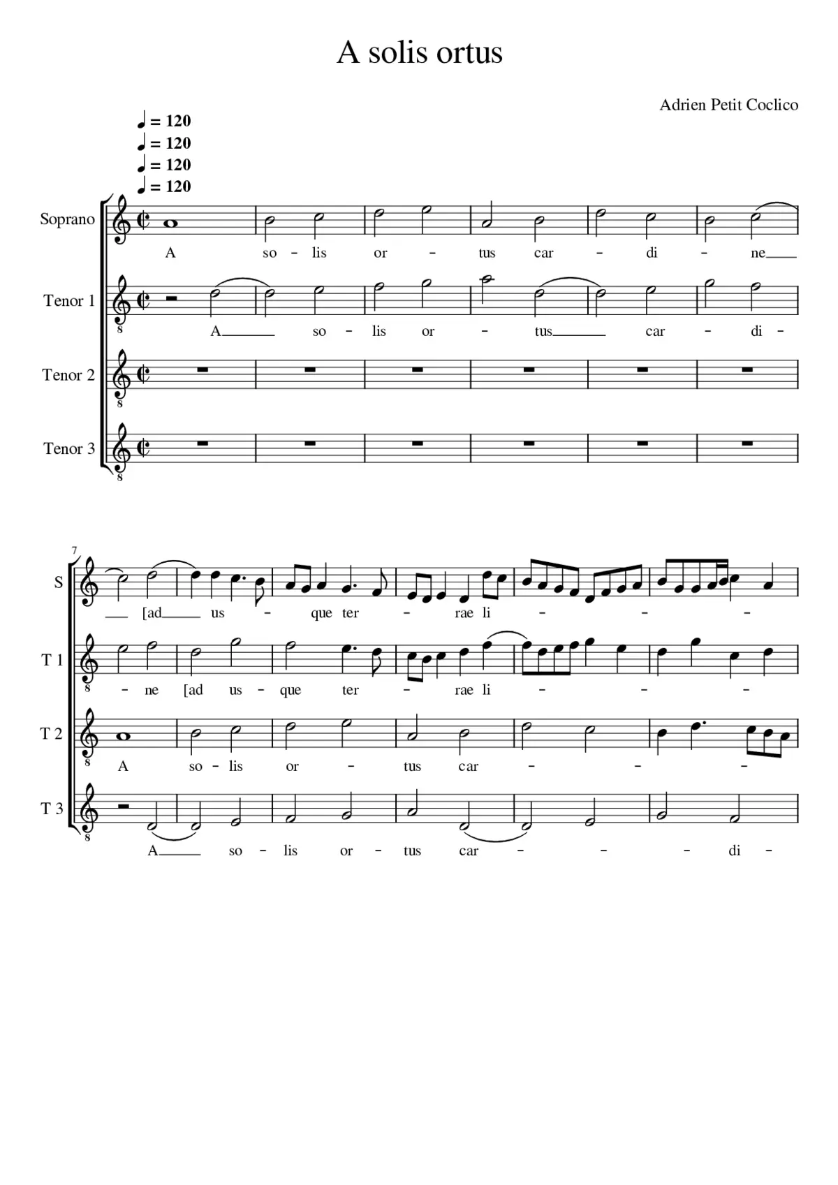 A solis ortus - Page 1