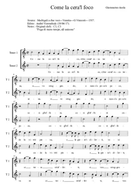 Come la cera 'l foco