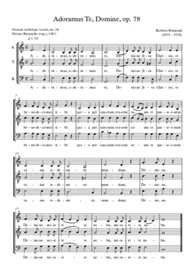 Adoramus te Domine, op. 78