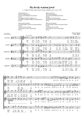 My lovely wanton jewel