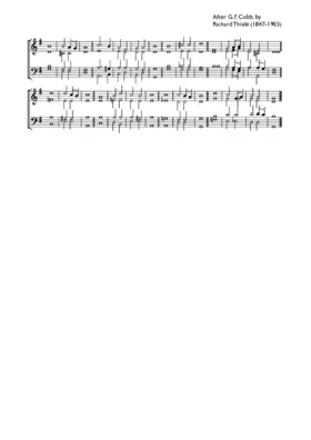 Quadruple chant in G major