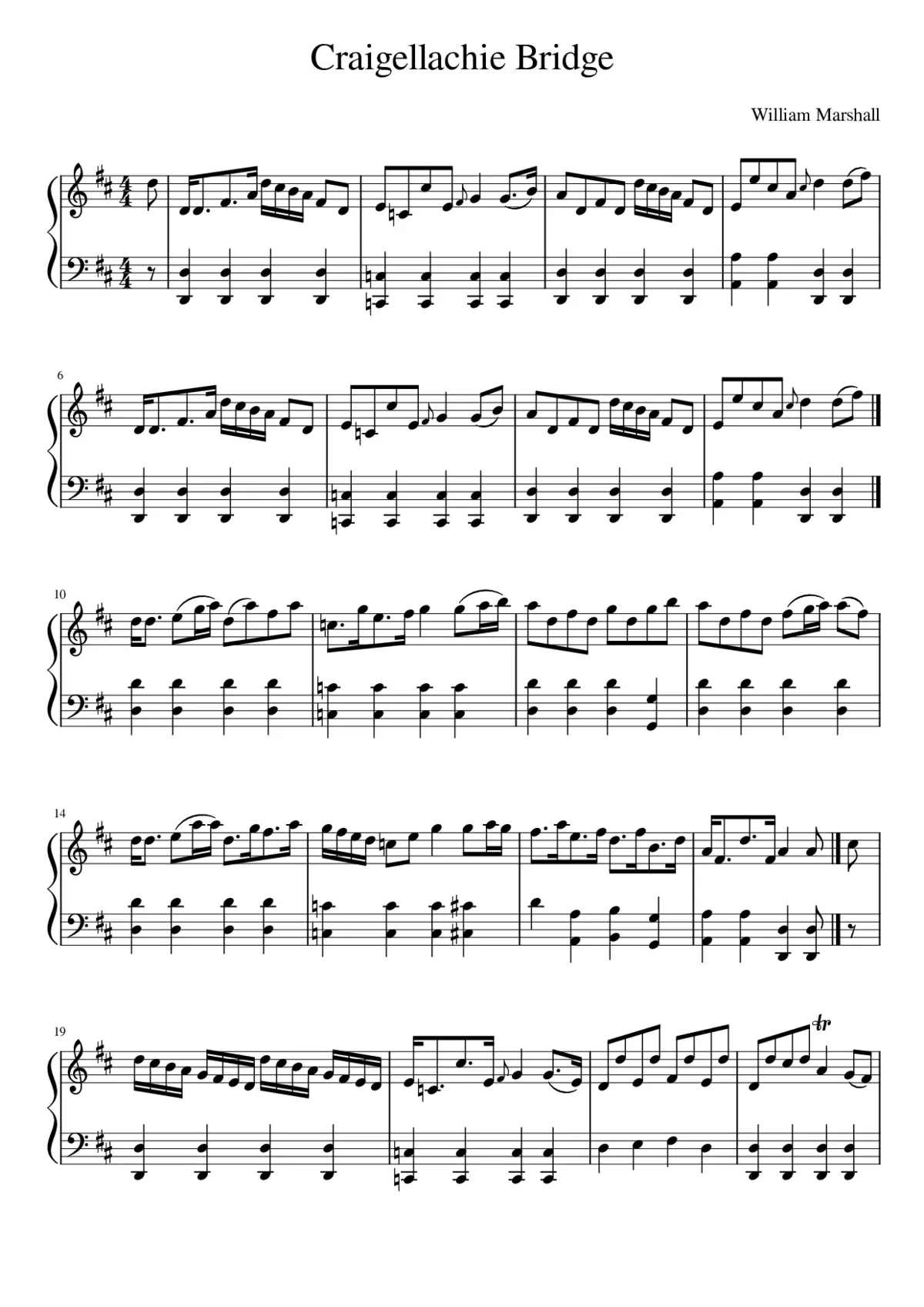 Craigellachie Bridge - Page 1