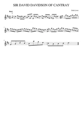 SIR DAVID DAVIDSON OF CANTRAY