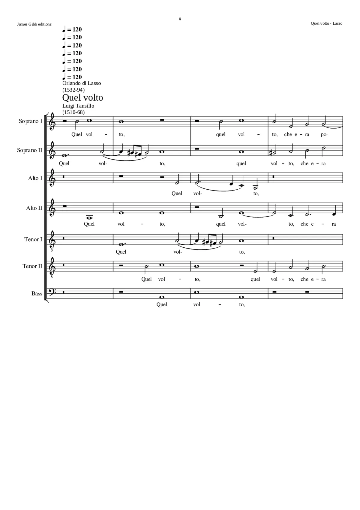 Quel volto - Page 1