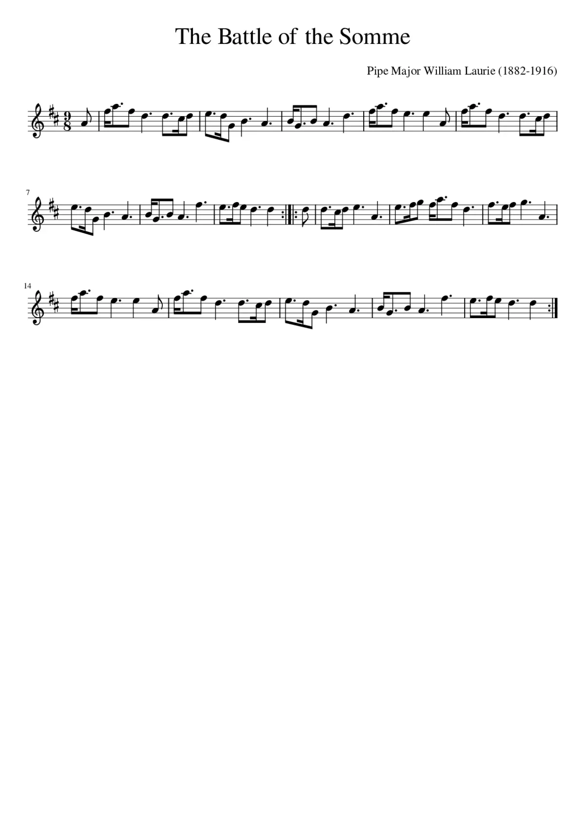 the Battle of the Somme - Page 1