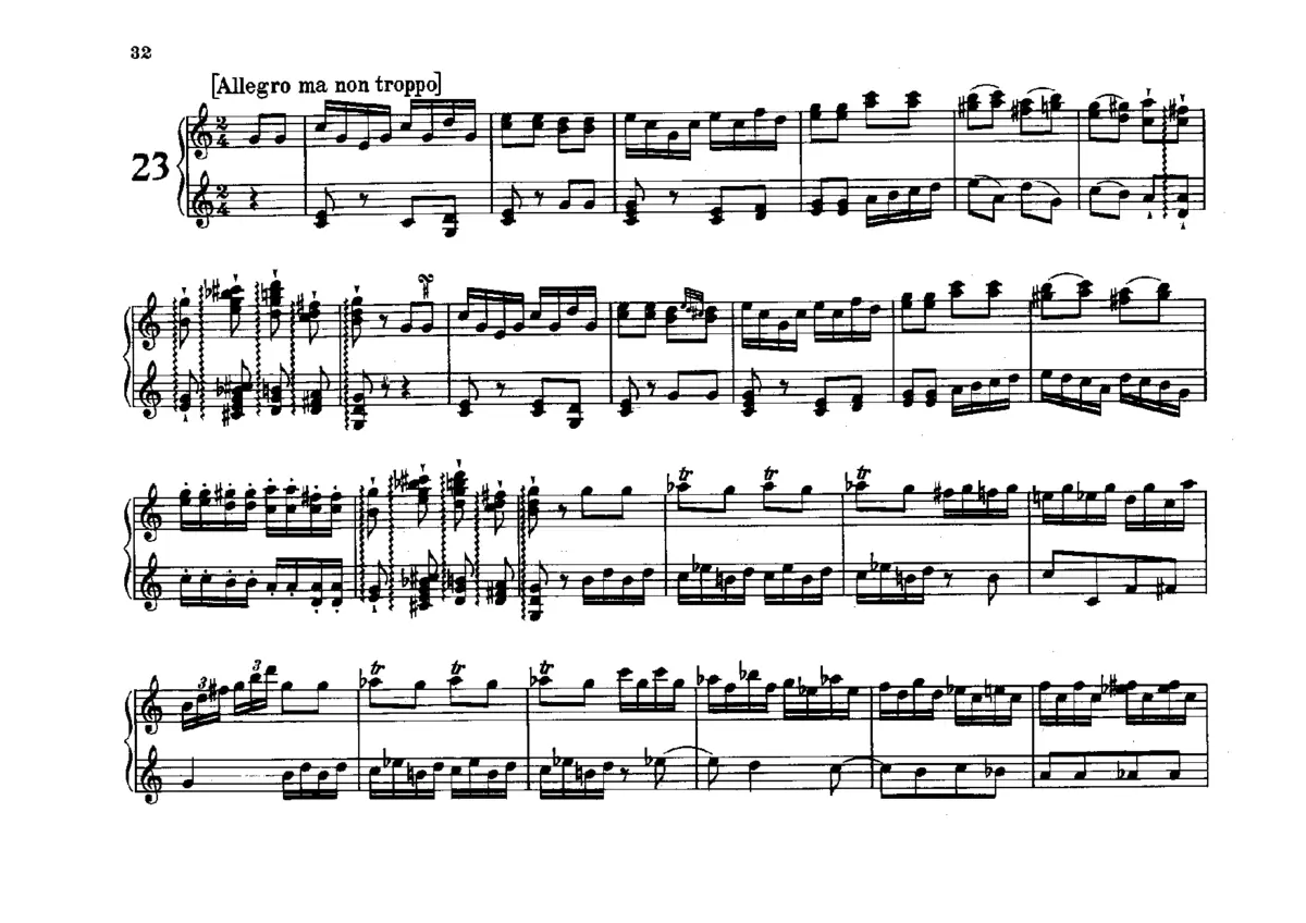 Flötenuhr in C major, Hob.XIX:15 - Page 1