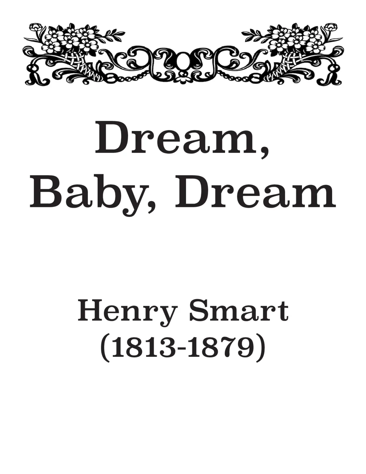 Dream, baby, dream - Page 1