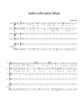Indica mihi quem diligit