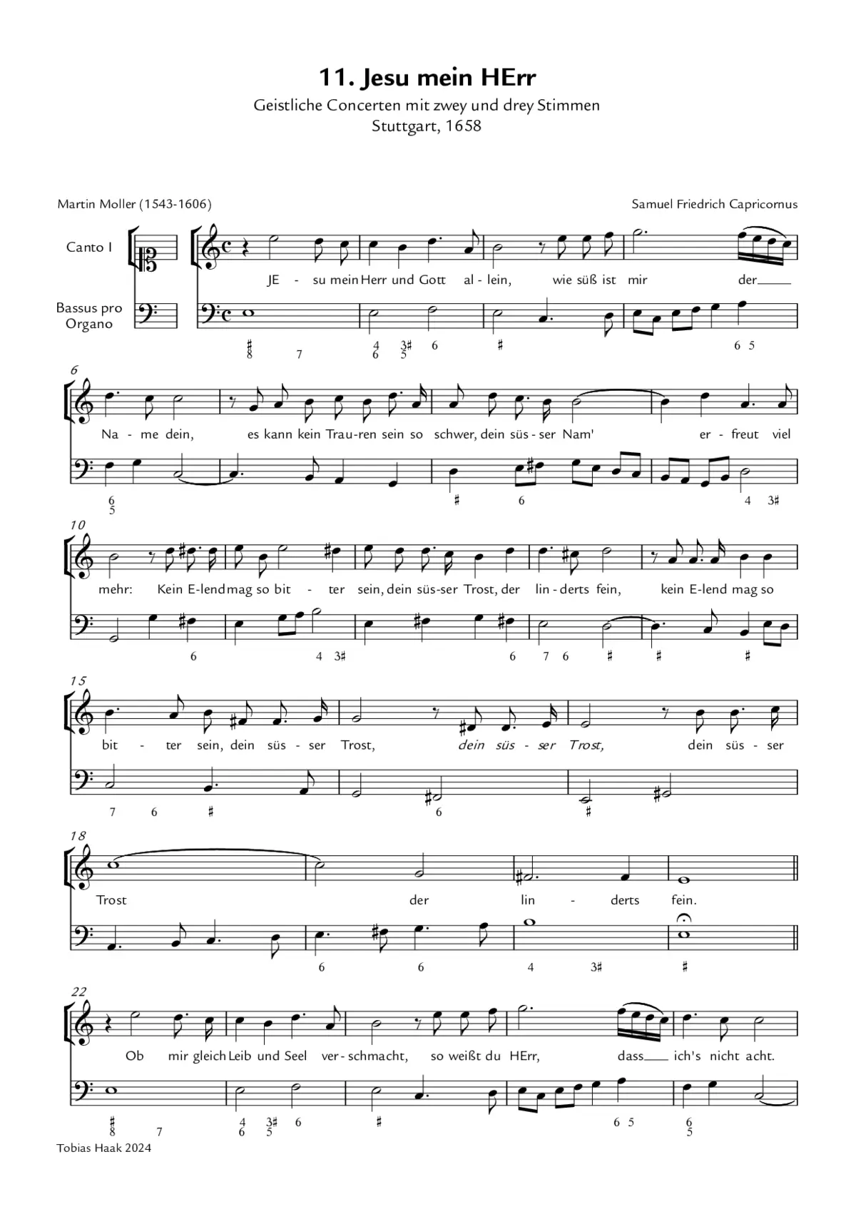 Jesu mein Herr - Page 1