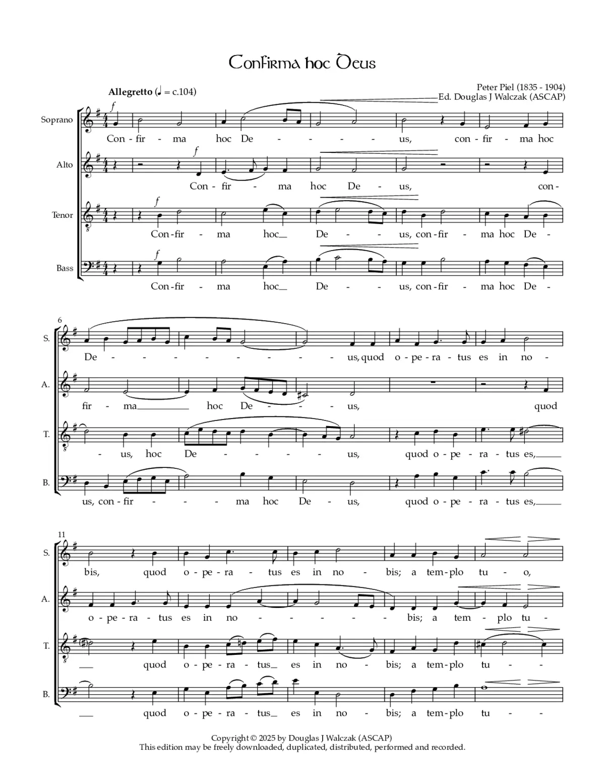 Confirma hoc Deus - Page 1