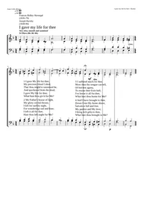 I gave my life for thee