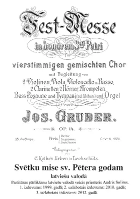 Svētku mise sv. Pētera godam