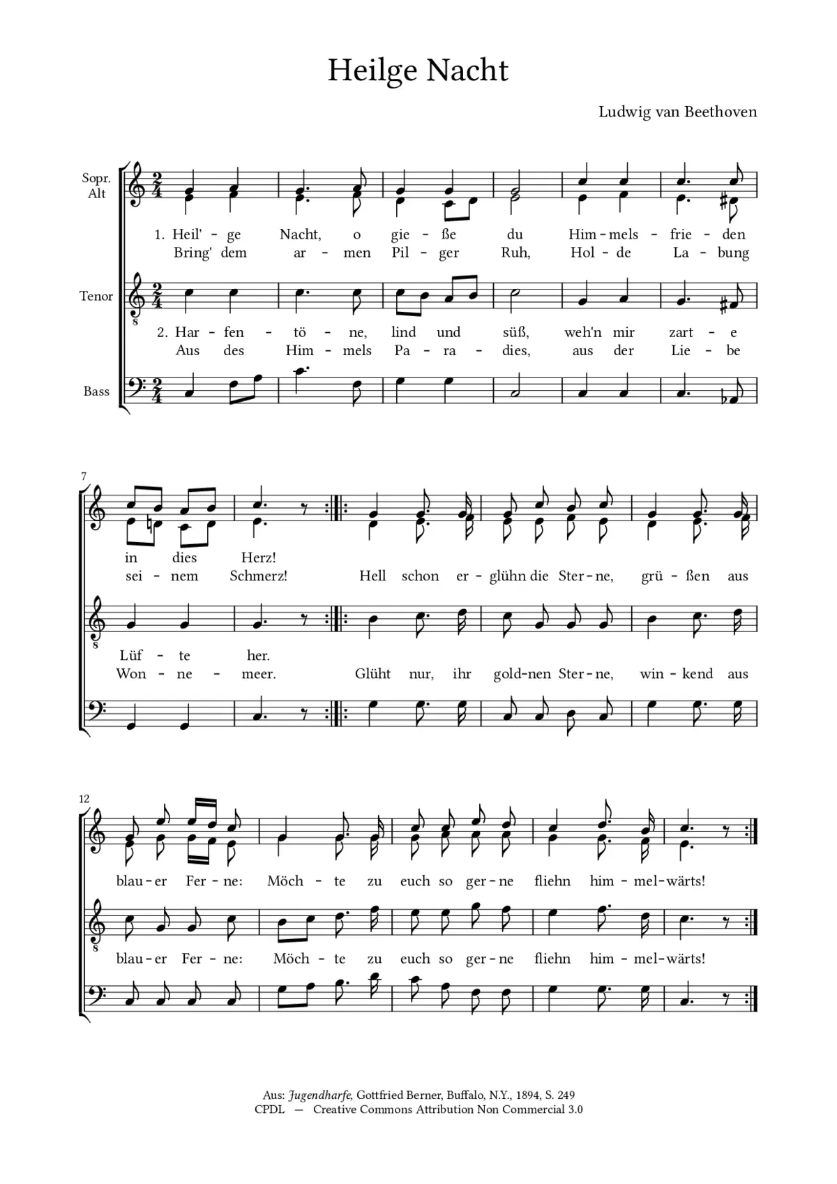 Hymne an die Nacht - Page 1
