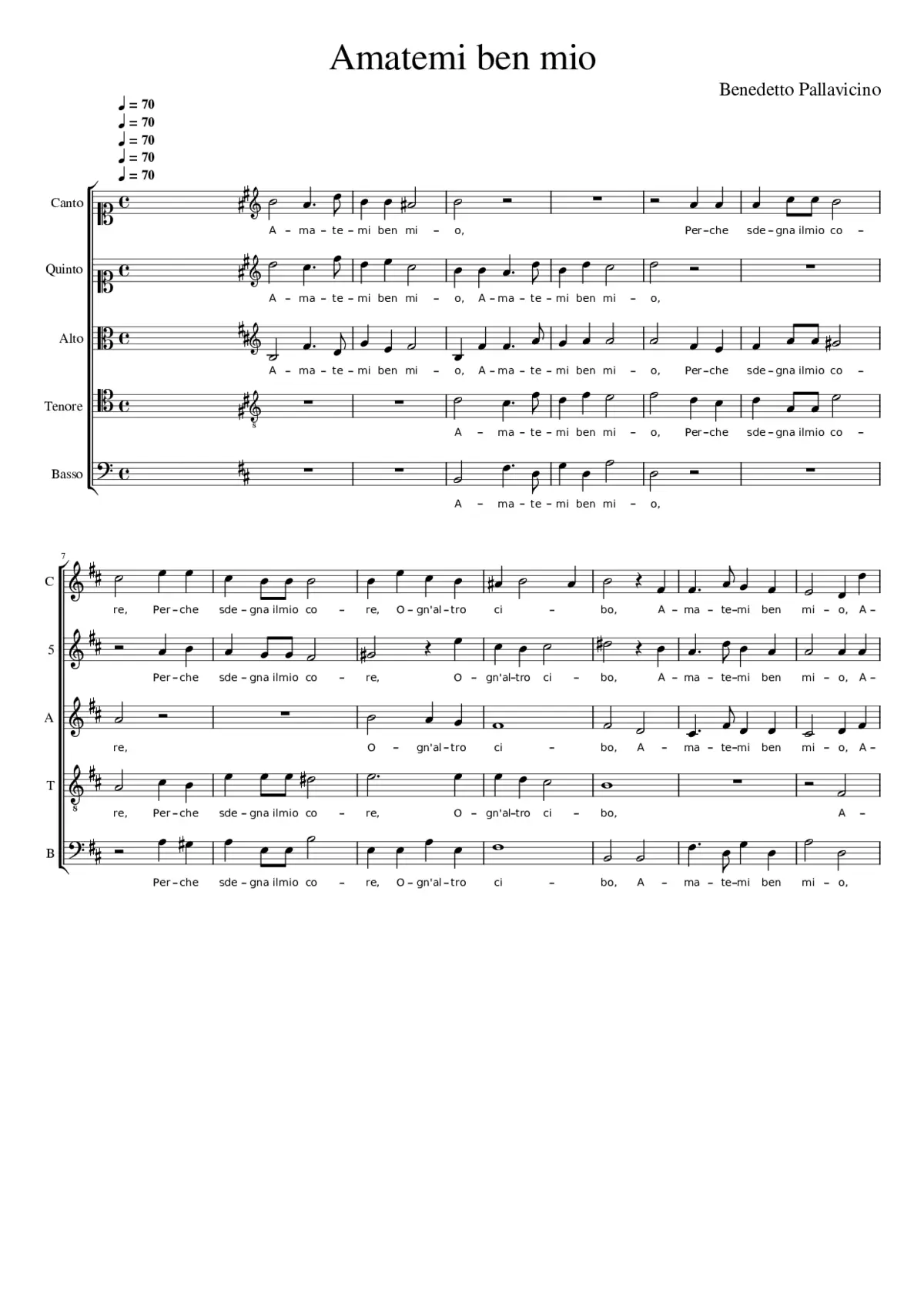 Amatemi ben mio - Page 1