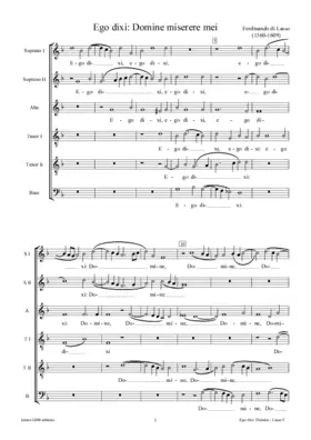 Ego dixi: Domine miserere mei